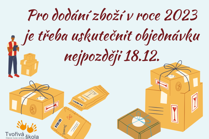 Zásilky z e-shopu Tvořivé školy