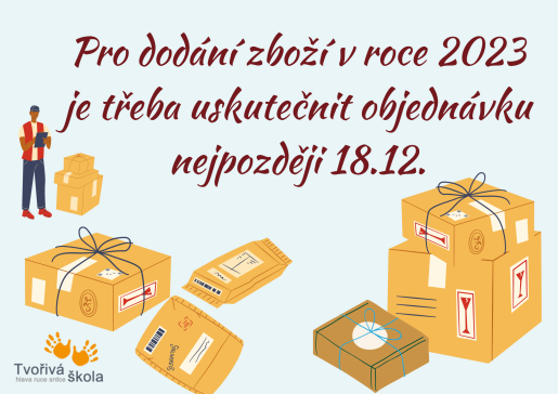 Zásilky z e-shopu Tvořivé školy