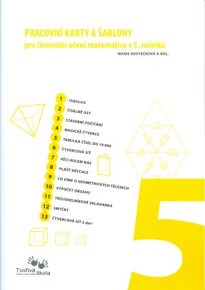 Pracovní karty a šablony pro činnostní učení matematice v 5. ročníku