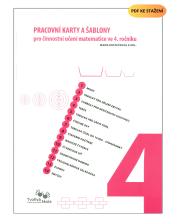PDF soubor Pracovní karty a šablony pro činnostní učení matematice ve 4. ročníku