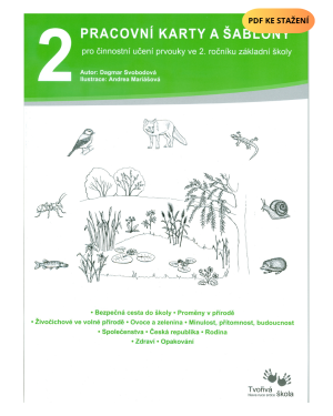 PDF soubor Pracovní karty a šablony pro činnostní učení Prvouky ve 2. ročníku