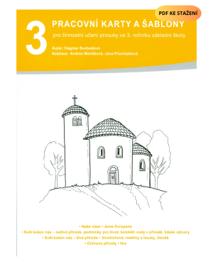 PDF soubor Pracovní karty a šablony pro činnostní učení Prvouky ve 3. ročníku