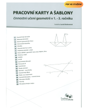 PDF soubor Pracovní karty a šablony pro činnostní učení geometrii v 1. - 3. ročníku.