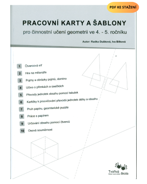 PDF soubor Pracovní karty a šablony pro činnostní učení geometrii ve 4. - 5. ročníku