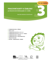 PDF soubor Pracovní karty a šablony pro činnostní učení Čj ve 3. ročníku
